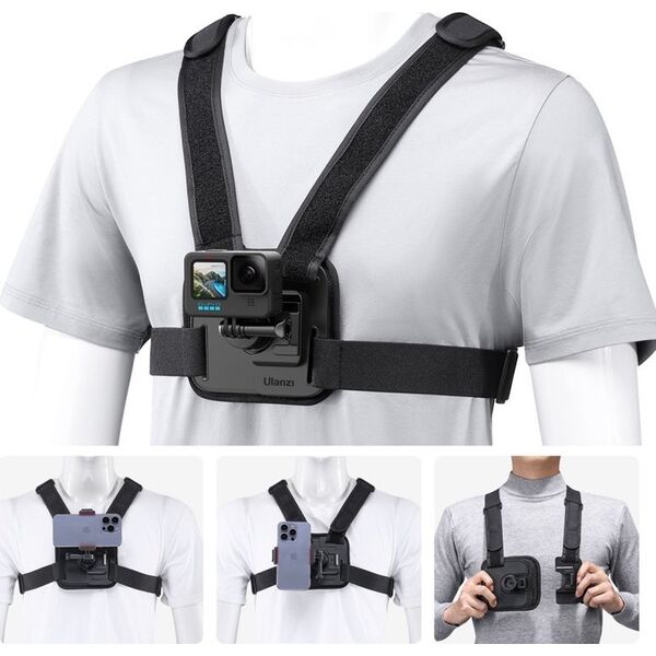 Ulanzi Szelki Chest Mount Go-quick Ii Gopro Sjcam Dji Xiaomi Telefon /  Ulanzi / Cm028