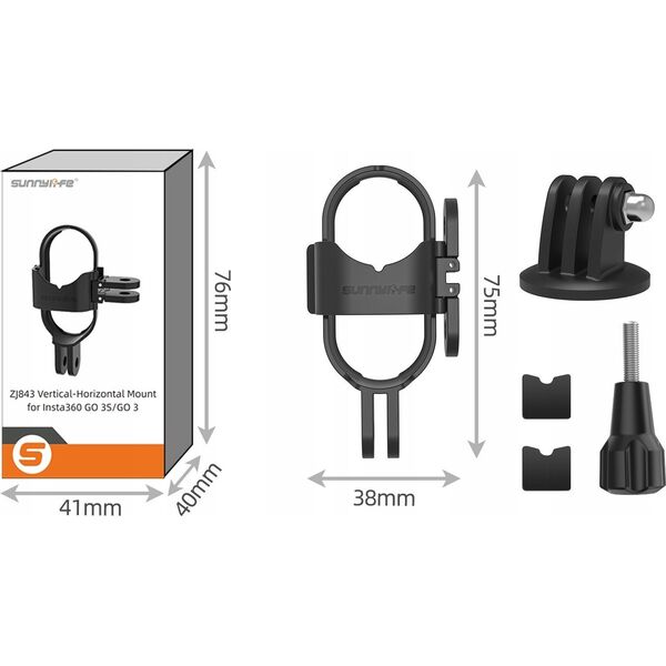 SunnyLife Ramka Obudowa Frame Mount Uchwyt Mocowanie Do Insta360 Insta 360 Go 3 / Go 3s / Zj843