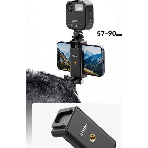 Ulanzi Head Mount Opaska Na Głowę Ulanzi Cm027 Do Gopro Sjcam Xiaomi Dji + Telefon / Cm027