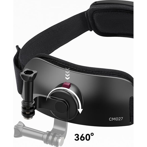 Ulanzi Head Mount Opaska Na Głowę Ulanzi Cm027 Do Gopro Sjcam Xiaomi Dji + Telefon / Cm027