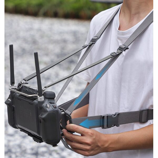 SunnyLife Szelki Uchwyt Pasek Na Szyję Ramię Chest Mount Do Pilota Drona Dji Rc Plus / Zj844-d