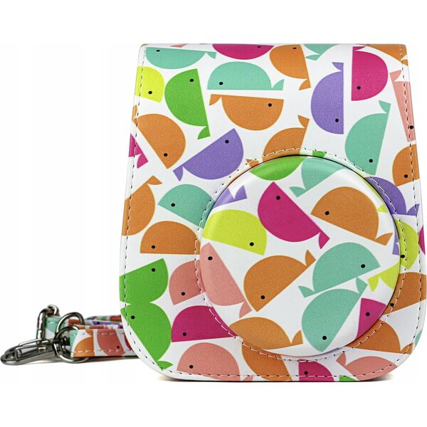 LoveInstant Futerał Etui Case Pokrowiec Do Fuji Instax Mini 11 + Album Na 96 Zdjęć / Wieloryb