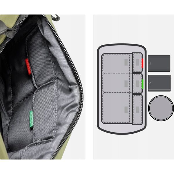 Torba K+F Torba Fotograficzna Walizka Saszetka Etui Na Aparat Kamerę Telefon K&f10l / Kf13.157v2