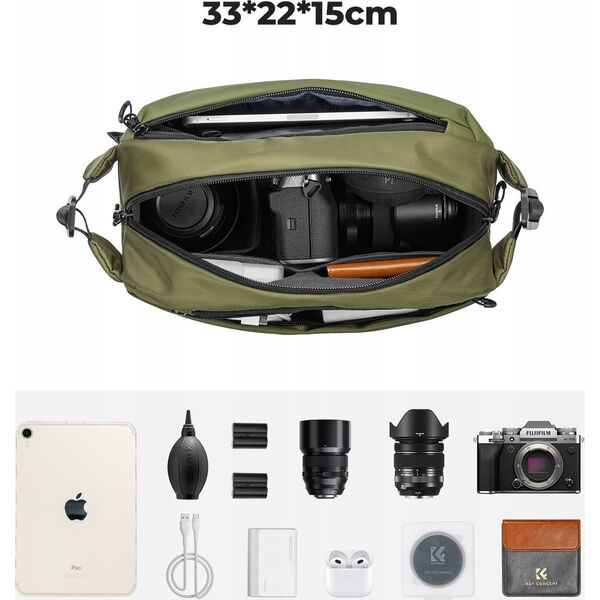 Torba K+F Torba Fotograficzna Walizka Saszetka Etui Na Aparat Kamerę Telefon K&f10l / Kf13.157v2