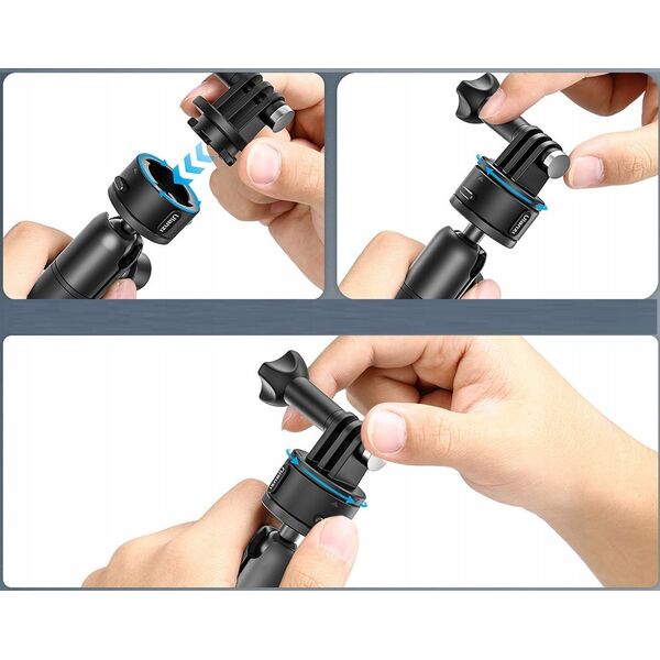 Ulanzi Przyssawka Uchwyt Szyba Monopod 13cm Aparat Kamera Telefon 1/4 Gopro / Ulanzi Zj01