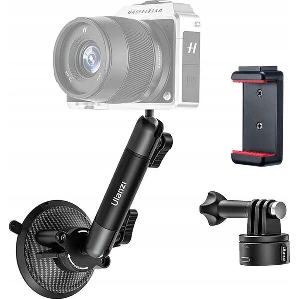 Ulanzi Przyssawka Uchwyt Szyba Monopod 13cm Aparat Kamera Telefon 1/4 Gopro / Ulanzi Zj01