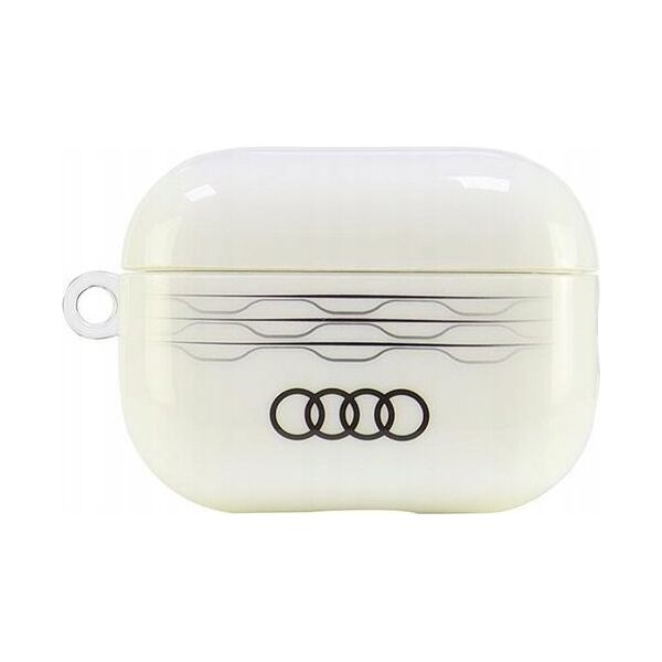 Audi Audi IML Geometric Pattern AirPods Pro 2 cover biały/white AU-IMLAPP2-A6/D3-WE