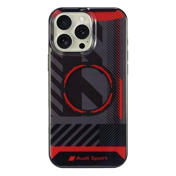 Audi Audi IML Sport MagSafe iPhone 16 Pro Max 6.9" czarny/black hardcase AUS-IMLMIP16PM-RSQ/D2-BK