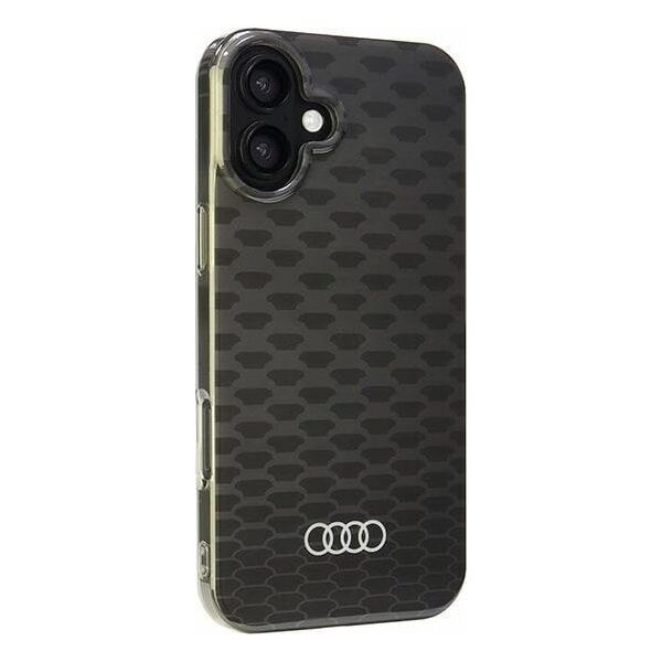 Audi Audi IML Stitching Pattern MagSafe iPhone 16 Plus 6.7" czarny/black hardcase AU-IMLMIP16M-Q5/D3-BK