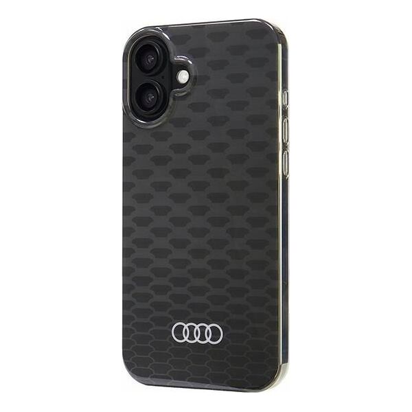 Audi Audi IML Stitching Pattern MagSafe iPhone 16 Plus 6.7" czarny/black hardcase AU-IMLMIP16M-Q5/D3-BK