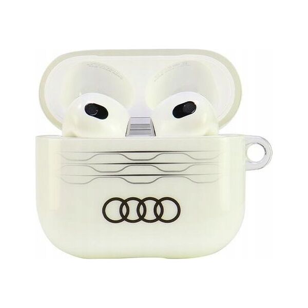 Audi Audi IML Geometric Pattern AirPods 3 cover biały/white AU-IMLAP3-A6/D3-WE