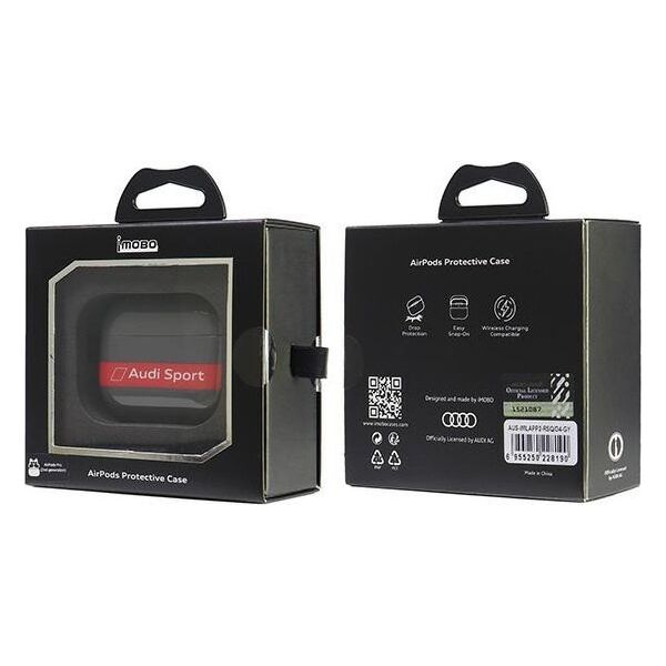 Audi Audi IML Sport AirPods Pro 2 cover szary/gray AUS-IMLAPP2-RSQ/D4-GY