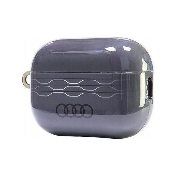 Audi Audi IML Geometric Pattern AirPods Pro 2 cover szary/gray AU-IMLAPP2-A6/D3-GY