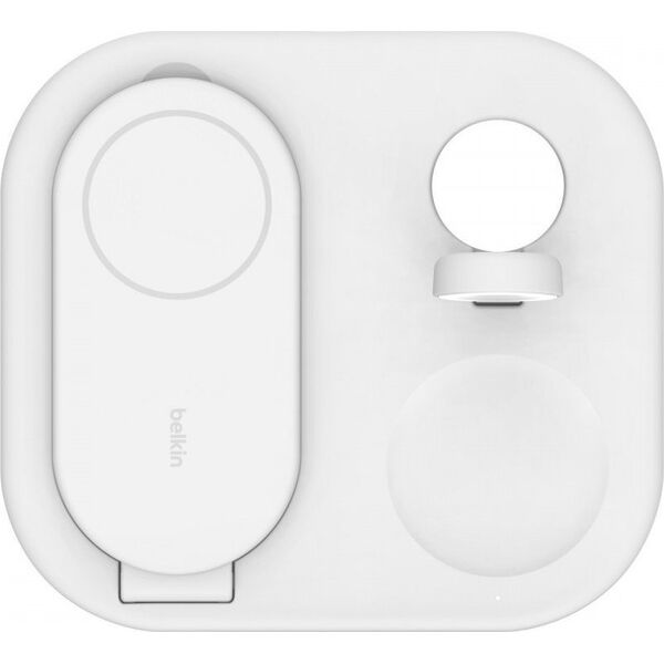 Ładowarka Belkin Belkin BOOST Charge 3in1 Qi2 15W magn.Charg.Stand wh.  WIZ029vfWH