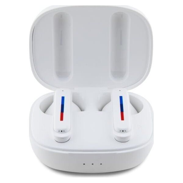Słuchawki BMW BMW słuchawki Bluetooth BMBEMIATP20LOH    TWS + stacja dokująca biały/white Printed Logos