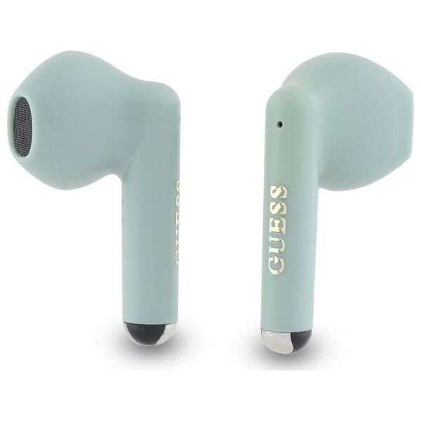 Słuchawki Guess Guess Bluetooth headphones GUTWSJ14ESGN TWS + docking station green/green Printed Classic Logo