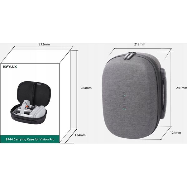 Pokrowiec HiFylux Futerał Etui Pokrowiec Case Walizka Na Okulary Gogle Vr Apple Vision Pro / Ap-bf44-d