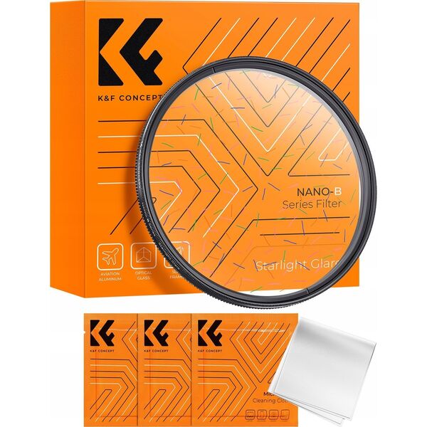 Filtr K+F Filtr Starlight Glare Kolorowe Tęczowe Flary Smugi K&f Nano-b Mrc 49 49mm / Kf01.2678