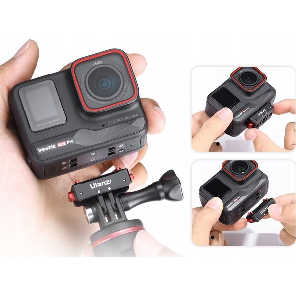 Ulanzi Adapter Uchwyt Szybkozłączka Na 1/4"" I Gopro Do Insta360 Ace Pro X2 X3 X4 / In-01 / C010