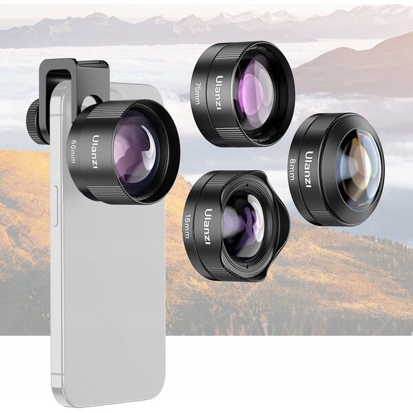 Ulanzi Prof. Obiektyw 16mm Wide Angle Do Telefonu Smartfona Telefon / Ulanzi Cl-005 / F008