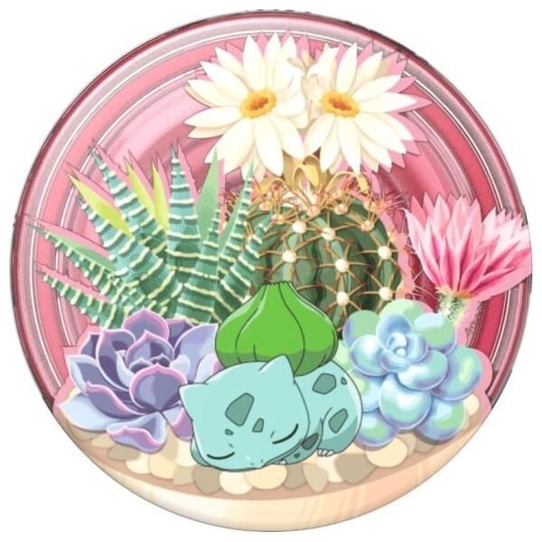 Podstawka PopSockets Popsockets 2 Bulbasaur Terrarium 112661   uchwyt i podstawka do telefonu - licencja