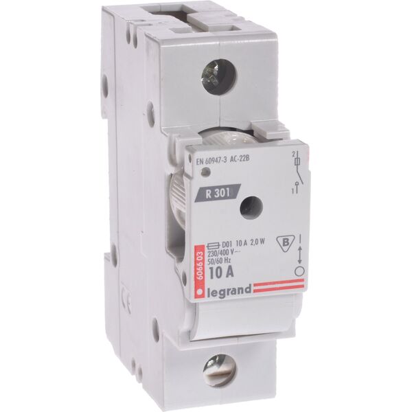 Legrand Rozłącznik bezpiecznikowy R 301 10A 1P - 606603 3109490 3245066066035