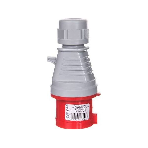 Tarel Wtyczka izolacyjna przenośna 32A 400V 4P IP44 szybkozłączne (3647-326) 3345623 5900280800220