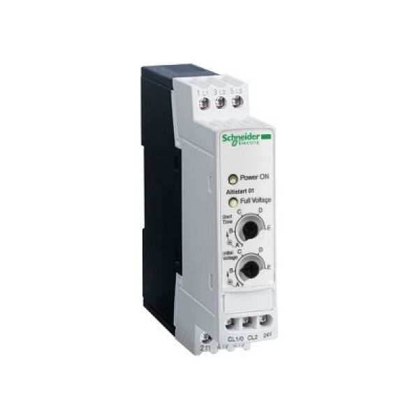 Schneider Electric Softstart 1/3-fazowy 110-480VAC 3A 0.55-1.1kW 400V Altistart (ATS01N103FT) 3362944 3389110667134