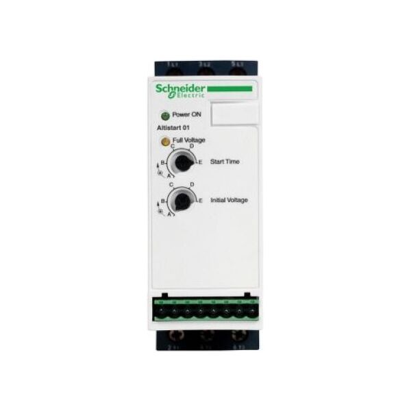 Schneider Electric Softstart 1/3-fazowy 110-480V 12A 1,5/2,2/5,5kW 230400V Altistart (ATS01N112FT) 3362975 3389110667165