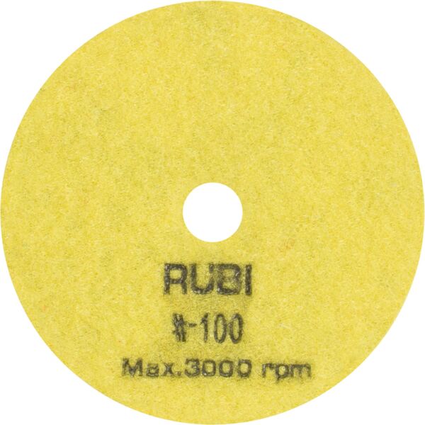 Rubi Dysk polerski na sucho granulacja 100 100mm (62971) 3368836 8413797629712