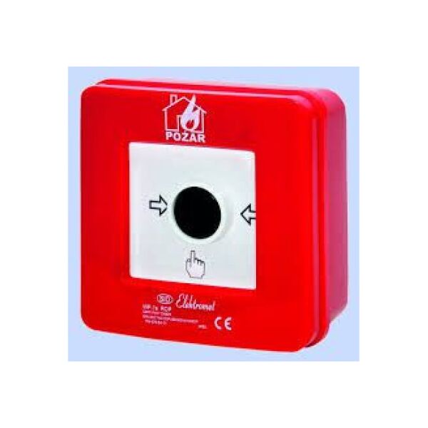 Elektromet Ręczny ostrzegacz pożarowy NC-NO IP65 WP-1 ROP B (921406) 3370512 5906197485062