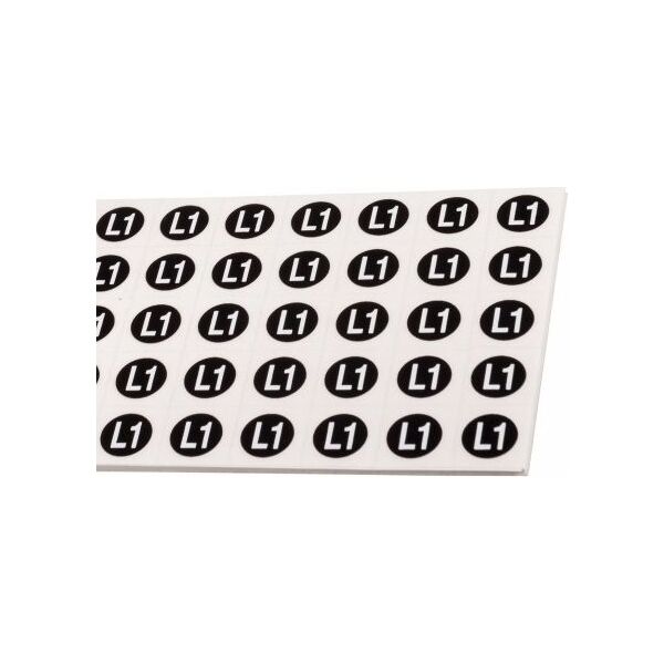 Ergom Znaki samoprzylepne ZS D12 / L1 16 x 11,5mm (L1E04ZP-02030400500) 3371364 5900003036004