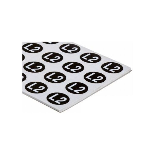Ergom Znaki samoprzylepne ZS D12 / L2 16 x 11,5mm (E04ZP-02030400600) 3371365 5900003036011