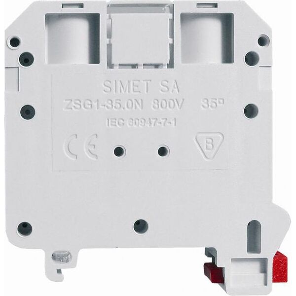 Simet Złączka szynowa ZSG 1-35.0Ns 2-przewodowa 35mm2 szara (11721312) 3371606 5907813212789