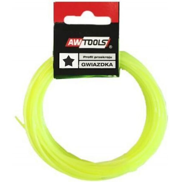 AWTools Żyłka tnąca gwiazdka 2,4mm x 10m (AW70117) 3377666 5902198745839
