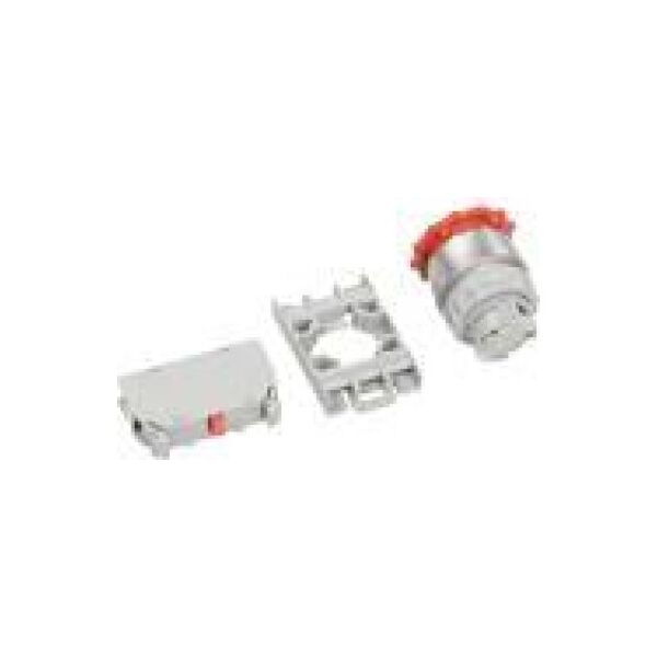 Spamel Przycisk sterowniczy 22mm czerwony bez samopowrotu 1R (SP22-B-01) 3377928 5907723054479