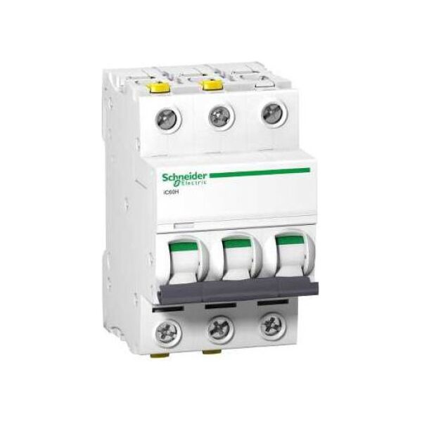 Schneider Electric Wyłącznik nadprądowy 3P C 25A 10kA AC iC60H-C25-3 (A9F07325) 3383031 3606480438677