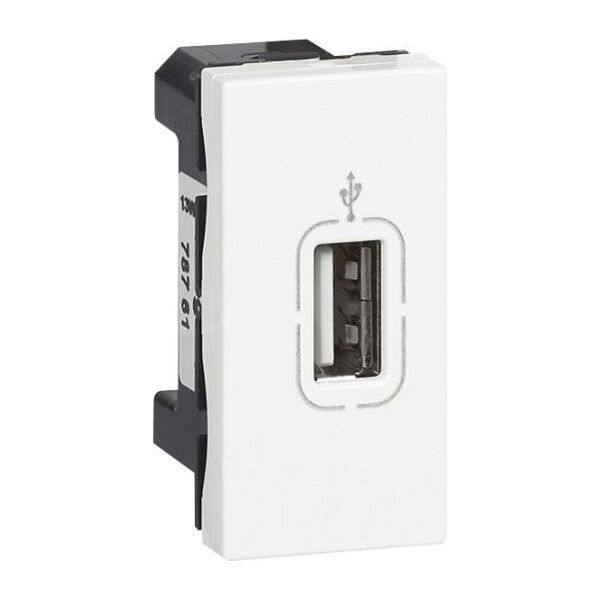 Legrand MOSAIC Gniazdo biały USB (078761) 3385731 3245060787615