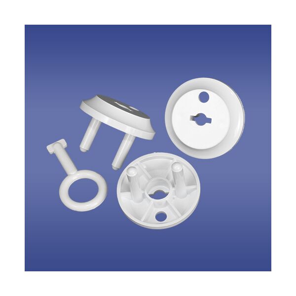 Elektro-Plast Zatyczka gniazda /zabezpieczenie przed dziećmi/ z kluczem biała 20.2 3389286 5903978376731