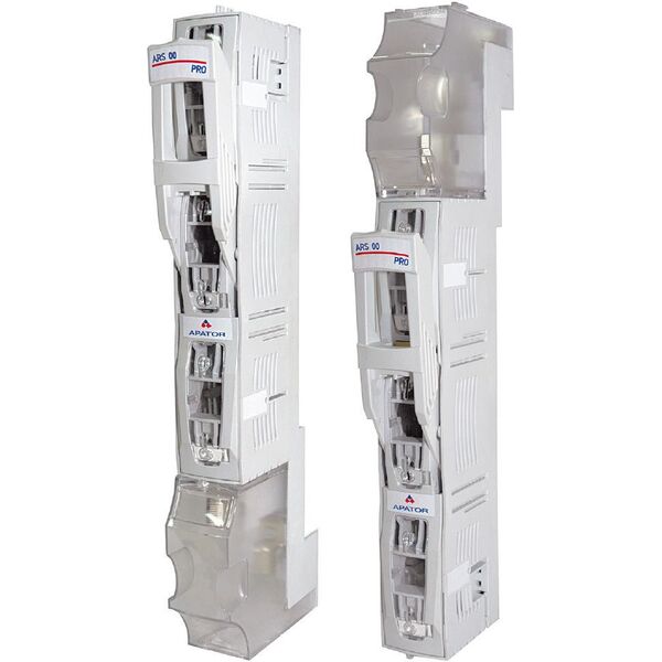 Apator Rozłącznik bezpiecznikowy listwowy ARS 00/100 mm zaciski mostkowe 4-70mm2 M8 (63-811628-011) 3389540 5906739002221