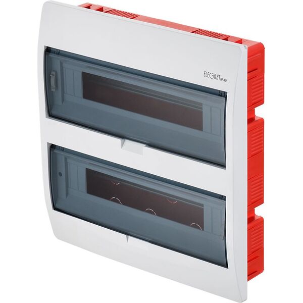 Elektro-Plast Rozdzielnica modułowa 2 x 18 podtynkowa IP40 RP-pt N+PE Elegant (2417-01) 3389571 5902431692326