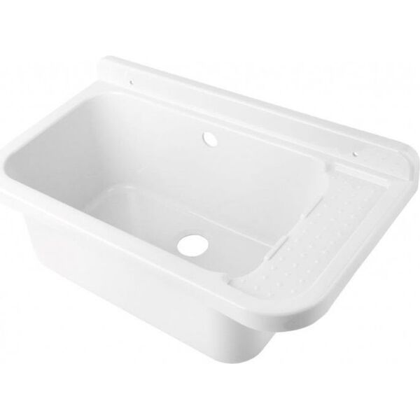 Zlewozmywak Hydroland Komora gospodarcza PP biała (ZLEW.50.SZ) 3391286 5900308748473