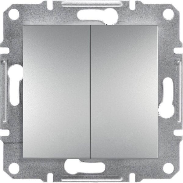 Schneider Electric Łącznik świecznikowy Asfora bez ramki aluminium (EPH0300161) 3397320 3606480728402