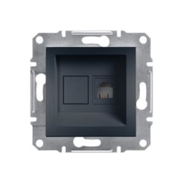 Schneider Electric Gniazdo telefoniczne Asfora RJ11 bez ramki antracyt (EPH4100171) 3397342 3606480729720