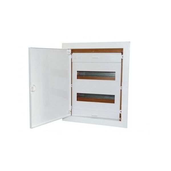 Pawbol Rozdzielnica modułowa 2x12 podtynkowa z metalowymi drzwiami IP40 N+PE (C.1524) 3402641 5901350808306