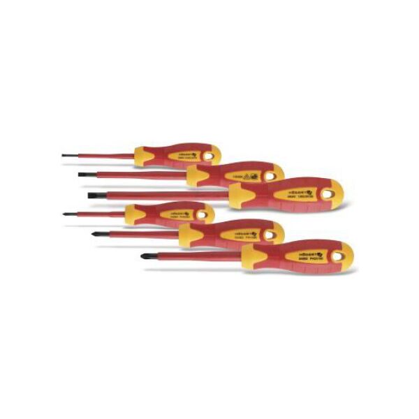 Högert Technik Zestaw wkrętaków 1000 V stal S2 6szt. (HT1S996) 3402810 5901867114792