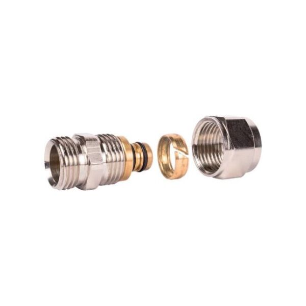 Kisan Złączka zaciskowa z gwintem zewnętrznym GZ 16mm x 1/2" (S20.22.21.00) 3424451 5900652878468