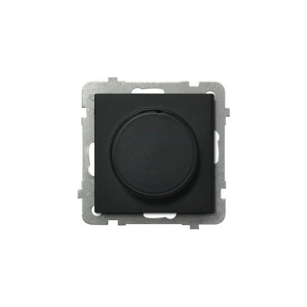 Ospel Ściemniacz uniwersalny do obciążenia żarowego, halogenowego oraz LED, CZARNY METALIK 4010991 5901769015074
