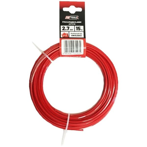 AWTools Żyłka tnąca CLASSIC 3,0x15m okrągła (AW70125) 4016810 5903041032328