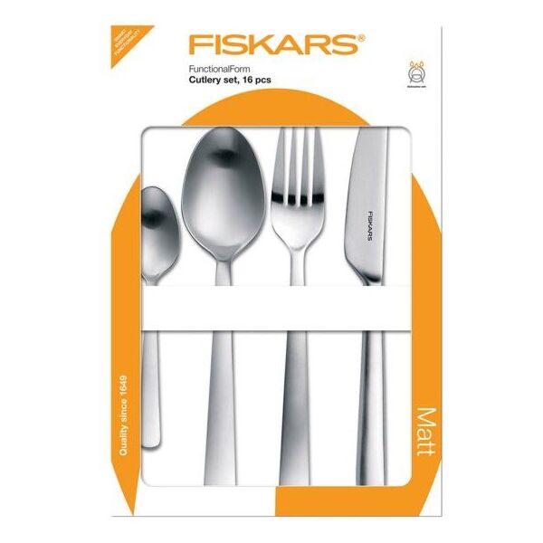 Fiskars FISKARS ZESTAW SZTUĆCÓW 16szt. MATOWE 4054201 5702268562164